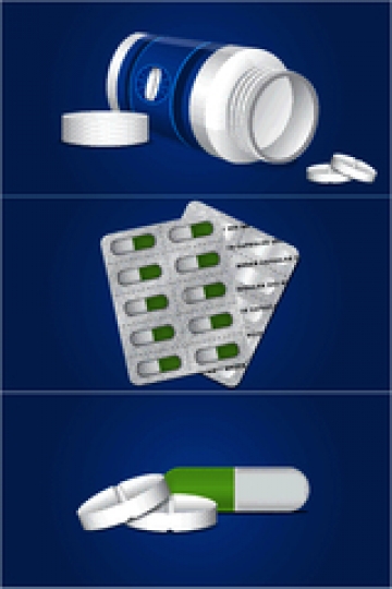 pill bottle and capsule