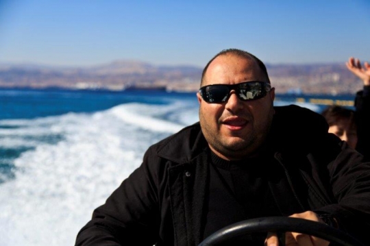 family enjoying the sea ride