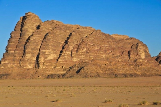 rocky mountain in the desert