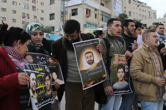 Demonstration to support  prisoners