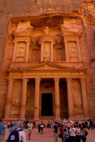 Al Khazneh or The Treasury at Petra, Jordan