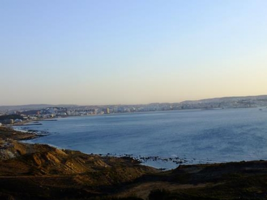 mediternean sea at tanger,morocco,africa,