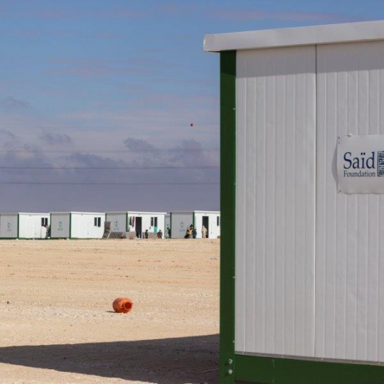 mansions in refugee camps