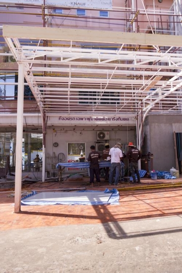 outside a thai restaurant