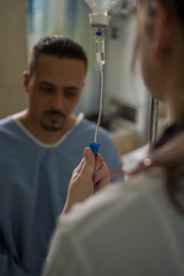 Doctor and Patient at Hospital