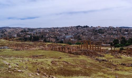 ruins of the gerco-roman city of jerash,Jordan