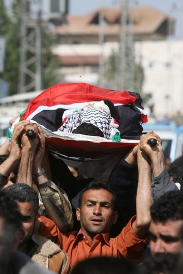 palestinian martyr procession
