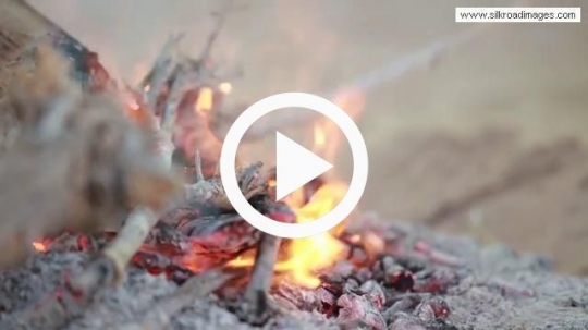 Burning fire