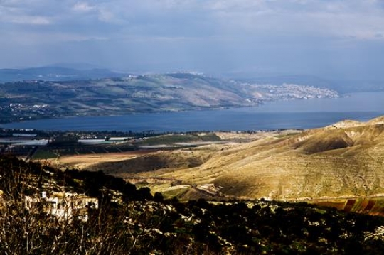 tabarya Lake Viewed from Um Qa