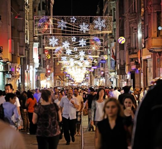 Istanbul - Istiklal Street at 