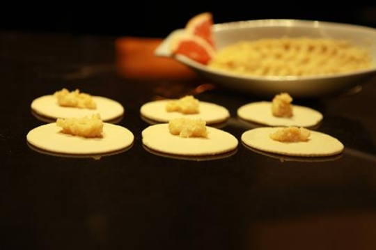 Stuffing the dough