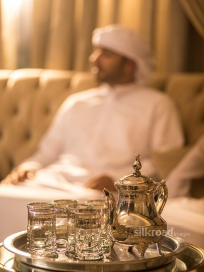 Arabic tea set|-