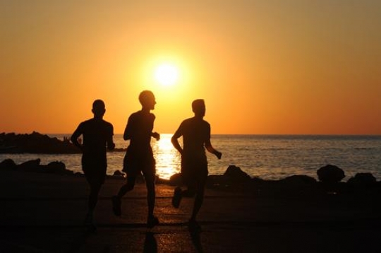 Running by the Sea