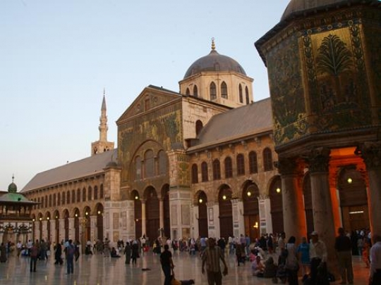 ummayad mosque in old city dam
