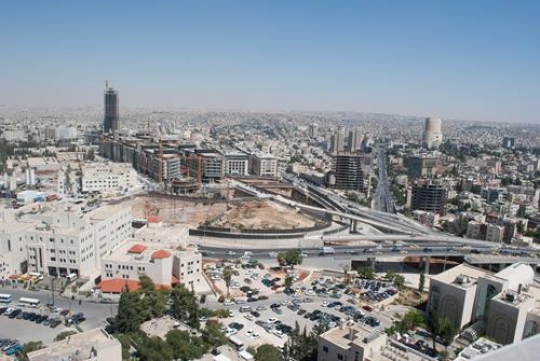 an aerial view of jabal amman,jordan