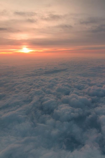 From Airplane over the cloud