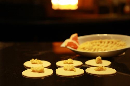 Stuffing the dough