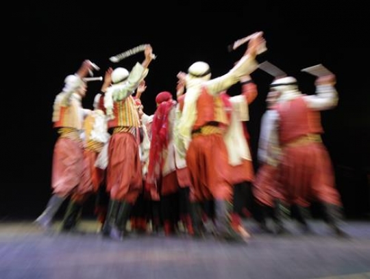 dancers on the stage