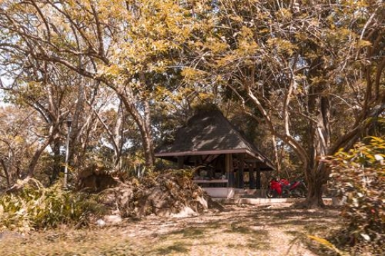 hut in the woods