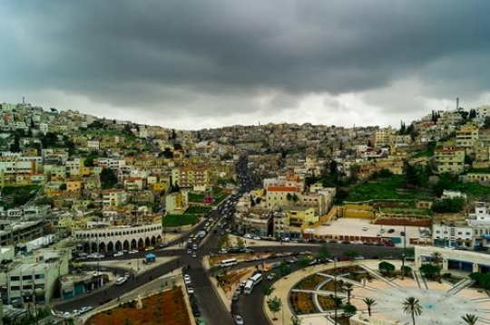 view of amman downtown from jabal amman
