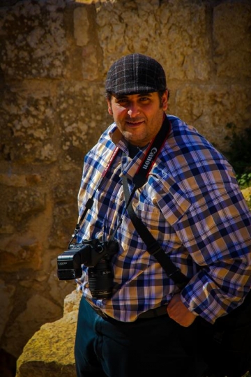 Photographer with camera