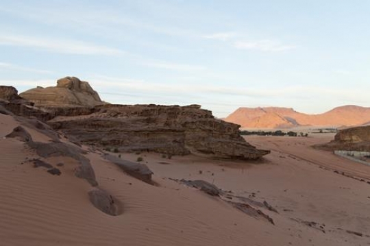Wadi Rum desert  and mountains - Jordan
