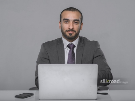 Businessman in a suit