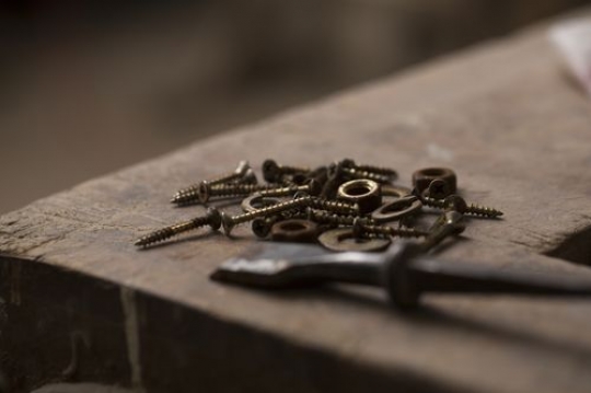 Pieces of screws