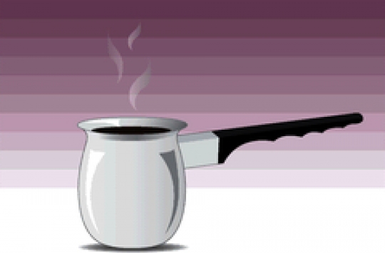 metal coffee pot