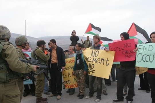 demonstration against occupation