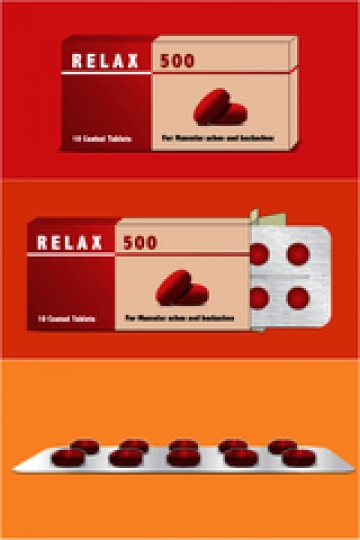 packaging and pack of pills background
