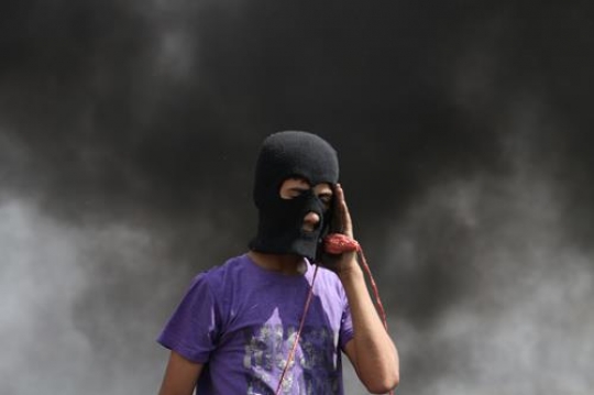 masked young