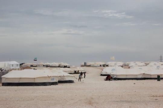 refugee camp site