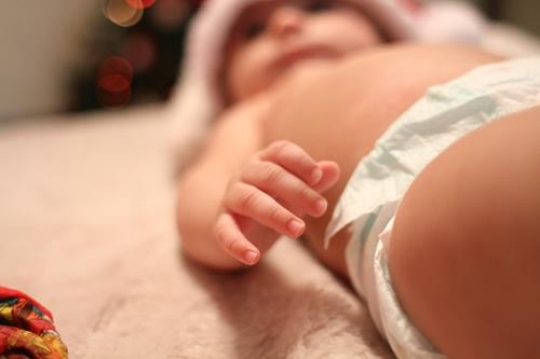baby lying down