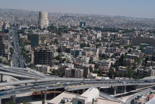 an aerial view of jabal amman,Jordan 